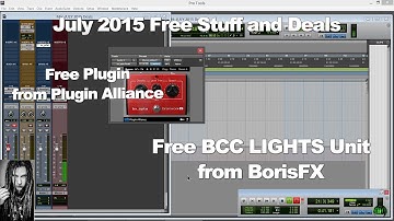 Free Plugins for Pro Tools and Media Composer - July 2015 ONLY!