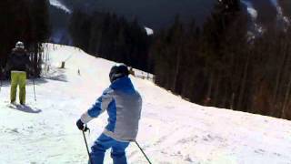Мирослав, второй день катания на лыжах