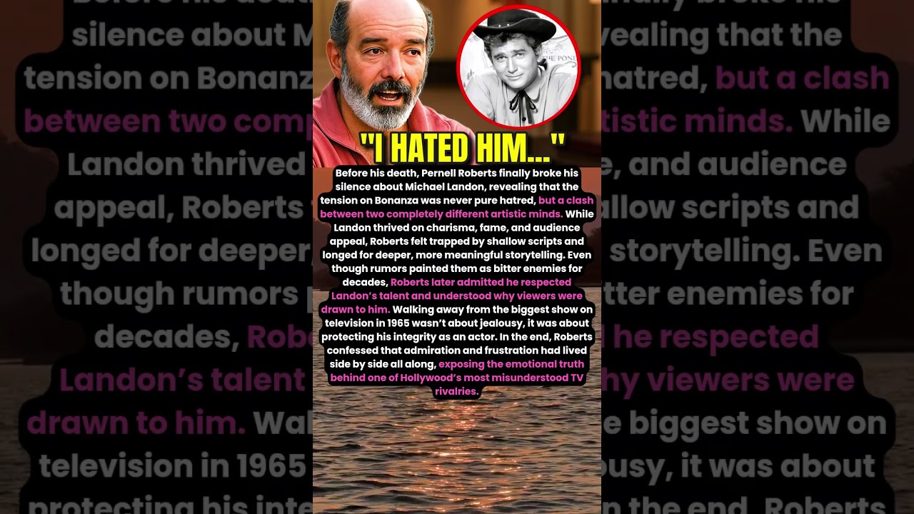 Before He Died, Pernell Roberts Finally Told the Truth About Michael Landon #shorts