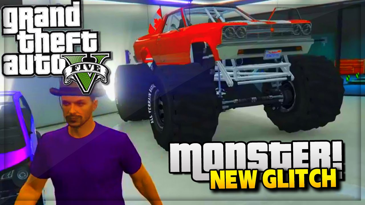 GTA 5 Online: First Person Mod Monster Truck Gameplay Revealed