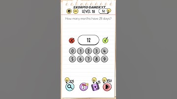 Brain Test Level 18 | Tricky Puzzles | Gameplay Walkthrough | Levels Solution | Sxorpio Gamer YT