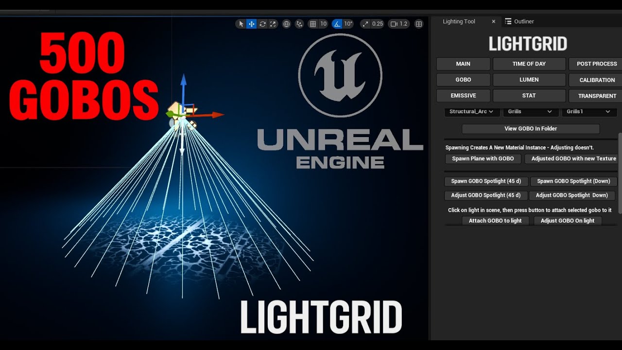 lightgrid-gobo-module-for-ue5-fab-marketplace-500-gobos-instant