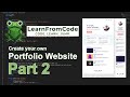 Portfolio Website Crash Course – Part 2: Real-World Coding & Project Setup