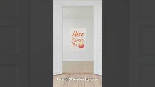 Here Comes The Sun Poster Printable Posters Here Comes The Sun Print Wall Inspirational Quotes
