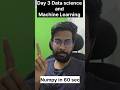 Numpy tutorial for beginners #numpy