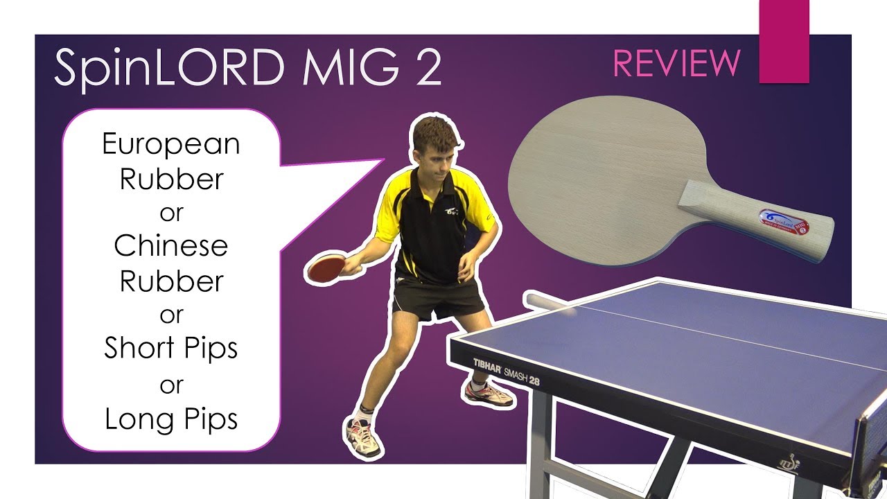 Spinlord MIG2 | review | #tabletennis #openpzts #gdansk