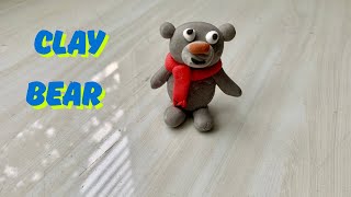 🔴DIY How to make MINIATURE BEAR -easy polymer clay