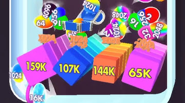 Bounce Merge 2048- 2048 merge ball gameplay mobile Android, iOS New upload all bonus Levels part 2