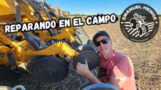 LA MAQUINA NO PARA DE SEMBRAR MAIZ, AGROMETAL adx  Y CASE IH PUMA 215