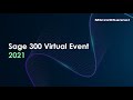 Sage 300 virtual event 2021  fujifilm microchannel