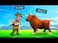 JELLY vs. SLOGO In BULLFIGHTING! (Gangbeasts)