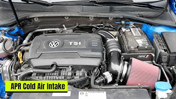 APR Open Carbon Fiber Intake vs Stock Intake For Mk7 and Mk7.5 Volkswagen GTI