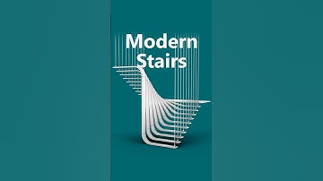 Modern Stairs Design in Rhino 3D | Tween Curves + Extrude + Fillet Tutorial