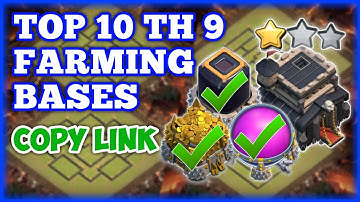 TOP 10 TH 9 FARMING/HYBRID BASES with COPY LINK 2020 #3
