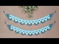 Jewelry Making Tutorial - Membuat Konektor Masker Mutiara Kristal - Beaded Bracelet Tutorial