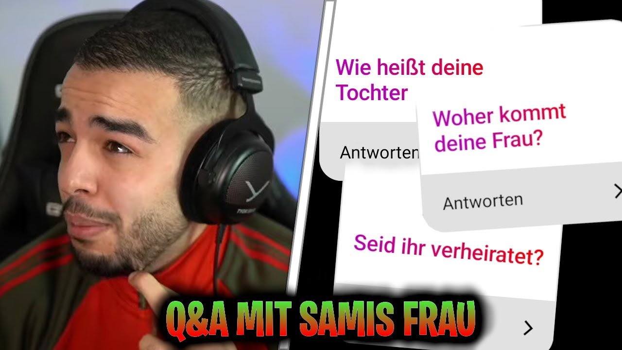 Q&A MIT SAMI + SEINER FRAU!!🤔😱 /// SAMI STREAM HIGHLIGHTS