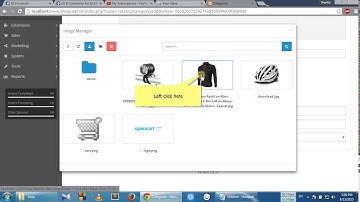 Open Cart - Adding Categories, sub Categories  and products