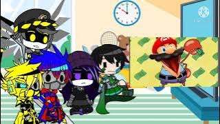 Fandom reacts to Mario plays FNAF, by @SMG4