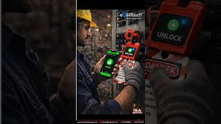 Smart Lockout Tagout Padlock (LOTO) 3rd Gen | NFC &amp; Bluetooth Digital Safety Lock | eGeeTouch