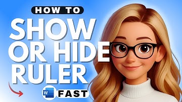 How to Show or Hide the Ruler in Microsoft Word - 2025