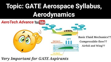 Aerodynamics Syllabus for GATE Exam |GATE Aerospace Syllabus | Aeronautical Engineering & Aerospace