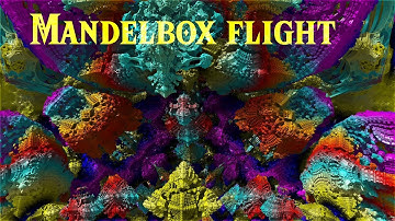 A spectacular Mandelbox inside flight with music in 4K UHD