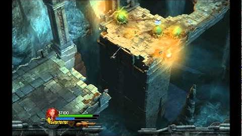 The Jaws of Death + Destroy enemies on columns (Lara Croft and the Guardian of Light)