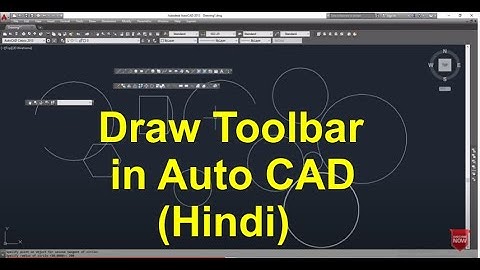 Draw Toolbar in Auto CAD #msme #ppdc #cad #meerut #saini #dinesh #AutoCAD #DineshSainiKulhda