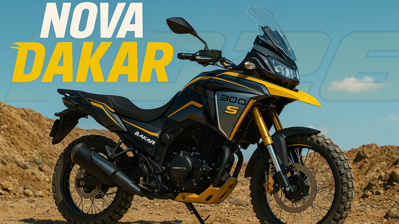A Nova Vento Dakar 300S 2026 chegou com tudo para domina | 2026 | FIM XRE 300