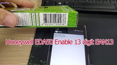 How to Enable 13 digit EAN13 Honeywell EDA50