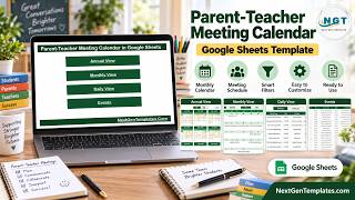 Parent Teacher Meeting Calendar in Google Sheets