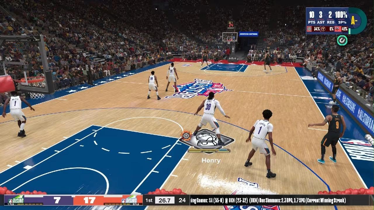 Spring Stars Game Rising Stars Season 2 - YouTube