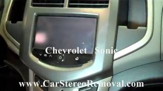 Chevrolet Sonic Car Audio - How to Remove Car Stereo = Car Stereo HELP
