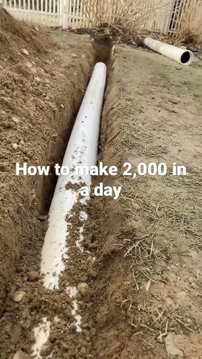 how-to-make-2000-in-a-day-digging-trenches-shorts-work-boss-youtube