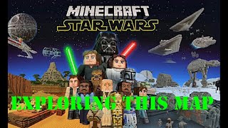 Minecraft STAR WARS - Exploring this map - My son explore this map, let the force be with you.