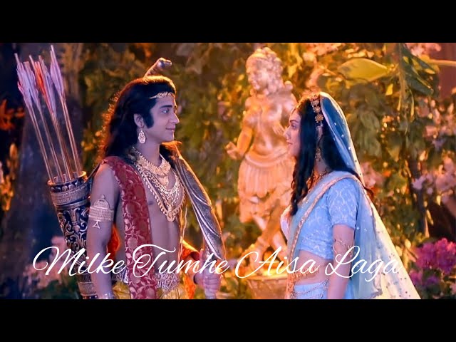 SitaRam First meet || RadhaKrishn || Milke Tumhe Aisa Laga || class=