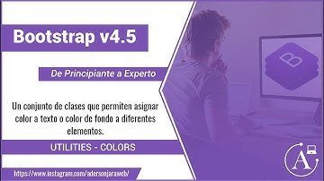 Curso Completo Bootstrap 4 | Utilities Colors, Clase 10
