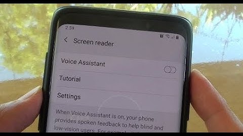 Samsung Galaxy S9: How to Enable / Disable Voice Assistant