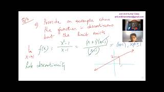 Calculus Unit 1 Test on Limits and Continuity Review with Some Challenge and Thinking Questions