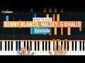 How To Play "Eastside" by Benny Blanco, Halsey, & Khalid | HDpiano (Part 1) Piano Tutorial