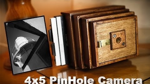 Build a 4x5 Pinhole camera - Part 2