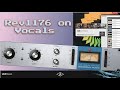 Uad spark 1176 rev compressor on vocals