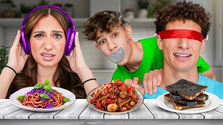 Mute, Deaf & Blind Cooking CHALLENGE