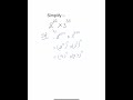 Simplify | Maths | solve