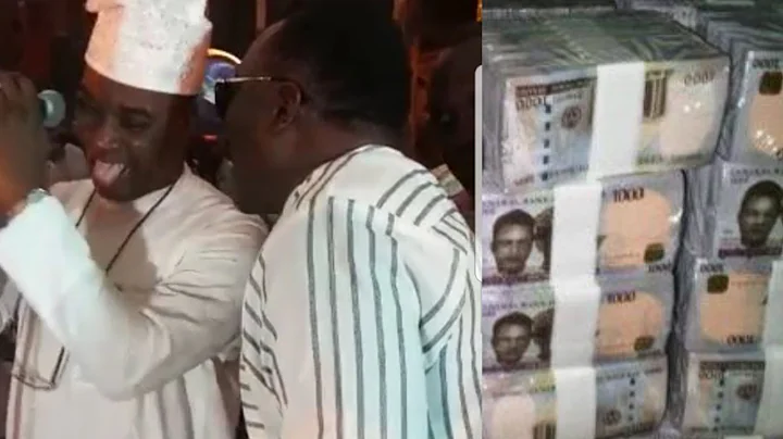 SAHEED OSUPA SPRAY OVER 1 MILLION NAIRA FOR K1 DE ULTIMATE @ DENDE 50TH BIRTHDAY