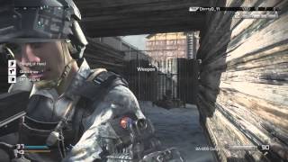 COD Ghosts PS4 Gameplay tdm Throwing Knife Across Map 1st Blood