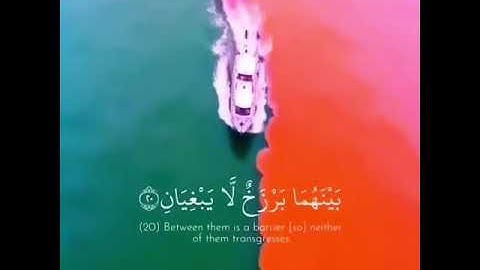 مرج البحرين يلتقيان| تلاوة عطرة | الشيخ سعد الغامدي