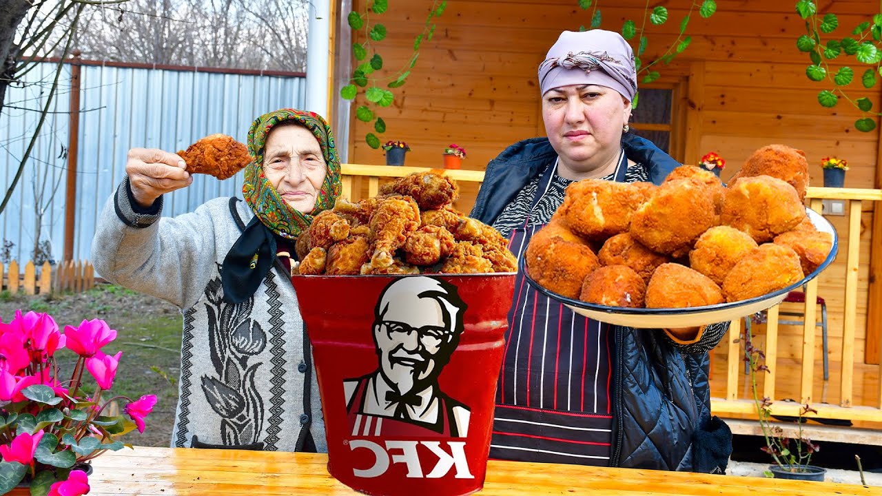 Grandma Cooked More Delicious Chicken Legs From KFC! This crunch