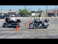 Daytona bike week dmonstration avance de conduite de moto