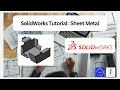 Solidworks tutorial sheet metal  mechanical engineering tek4s  bk engineering